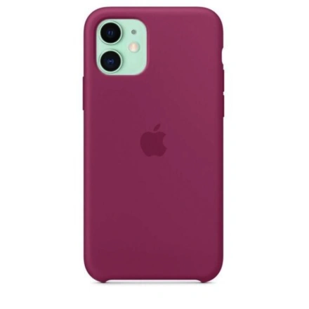 Чехол Apple iPhone 11 Silicone Case Lux Copy - Pomegranate (MWYZ2)